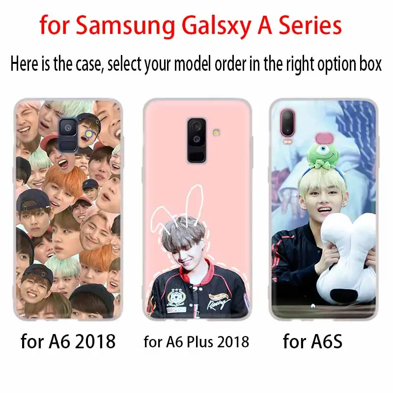 Чехол для телефона для samsung Galaxy A10 A20 E A30 A40 A70 A50 A60 A80 A90 a10s a20s a30s a70s M40 Bangtan Boys Jimin Suga