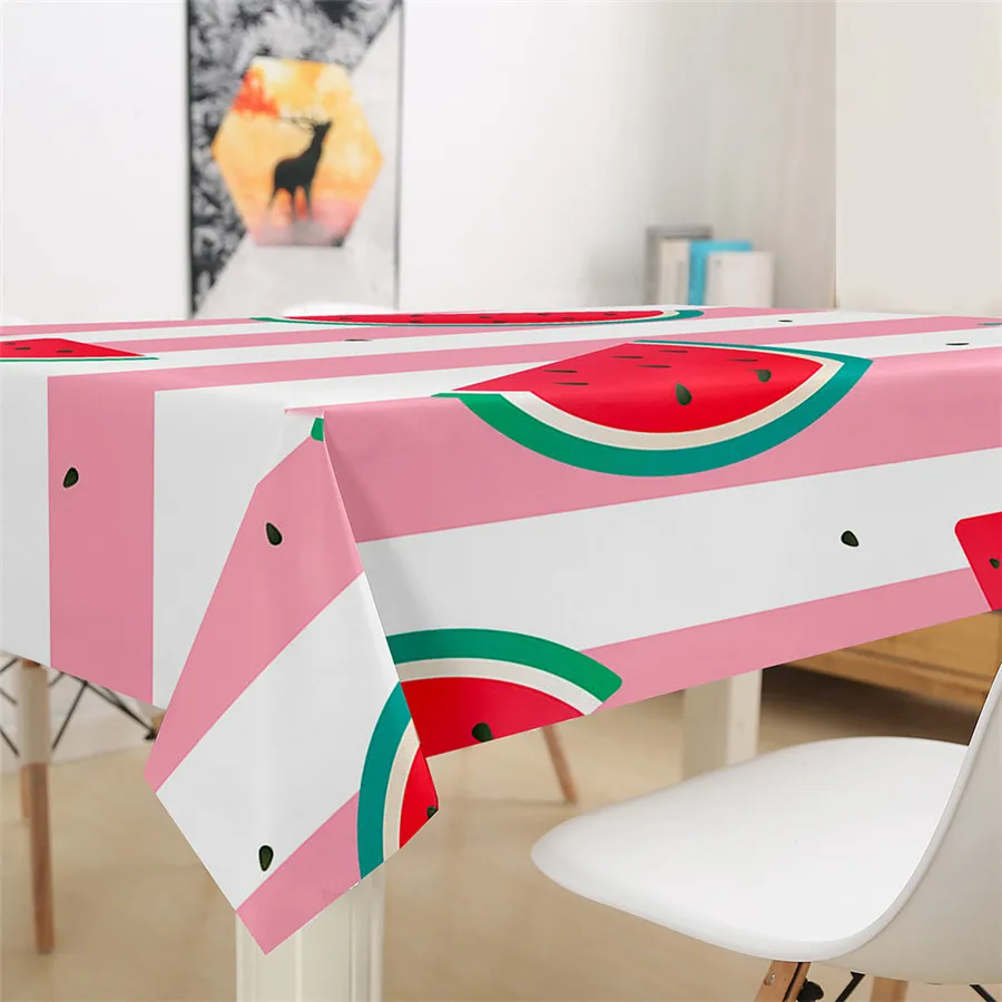 Арбуз фрукты скатерть 3D печатная крышка стола прямоугольная Свадьба День