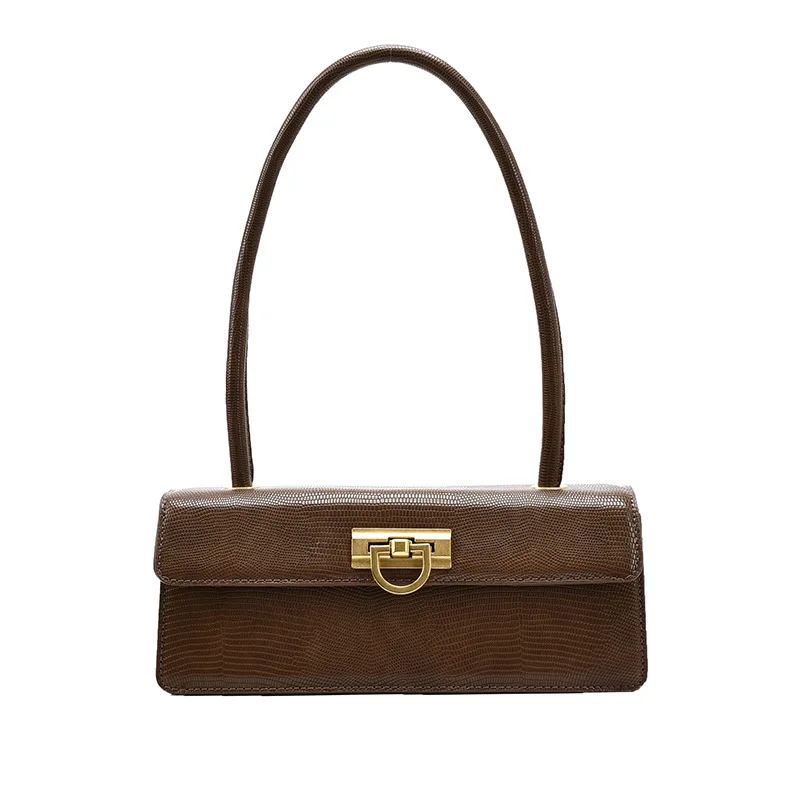 

Small PU Leather Shoulder Bags for Women 2020 New Handbags and Purses Women's Branded Simple Style Solid Color Underarm Package