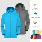ZK20 кемпинговая дождевая куртка для мужчин и женщин, водонепроницаемая Солнцезащитная одежда, одежда для рыбалки и охоты, быстросохнущая кожаная ветровка