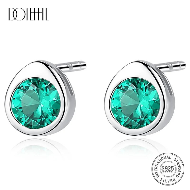 Женские серьги гвоздики из серебра 925 пробы 3 цвета|Серьги-гвоздики| |