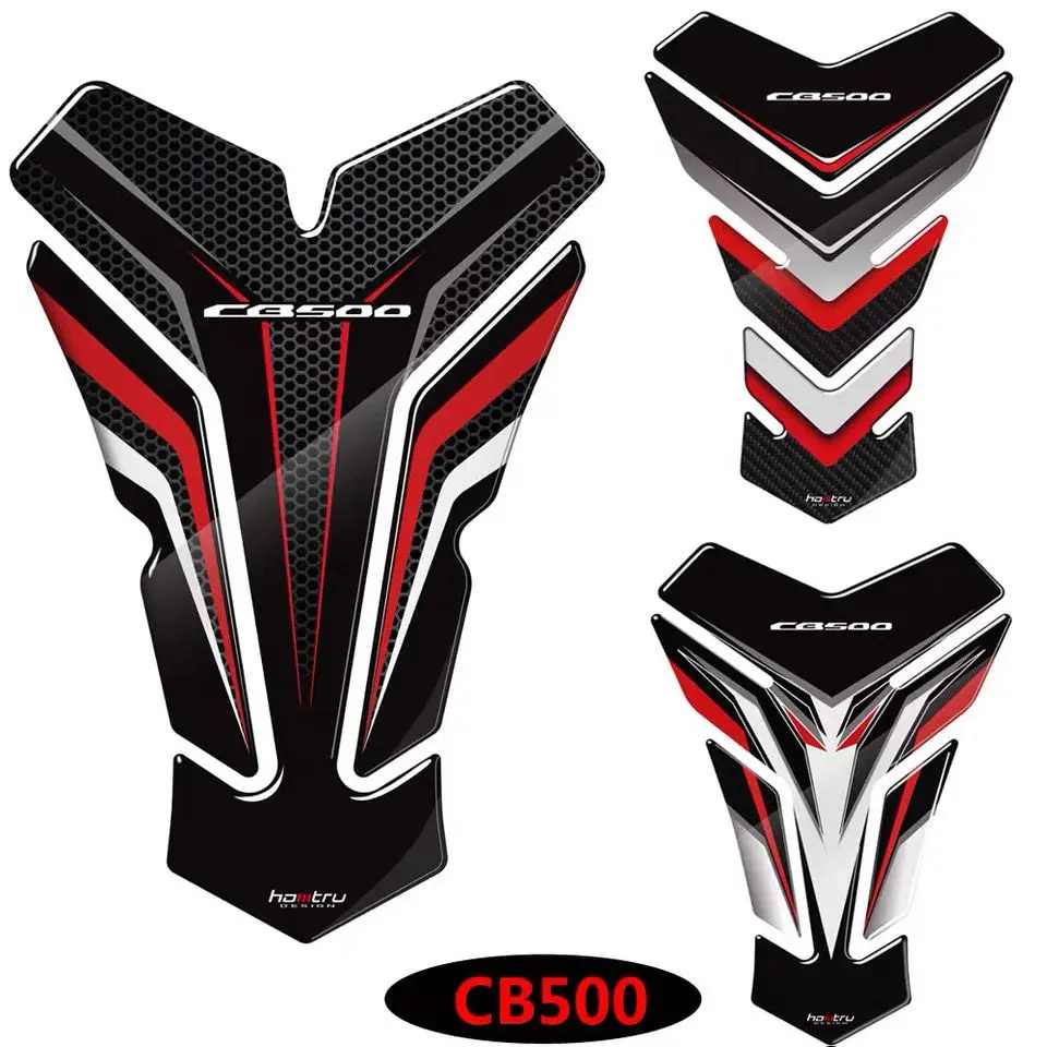 

3D Resin Motorcycle Tank Pad Protector Sticker Case for HONDA CB500 CB500F CB500X Models
