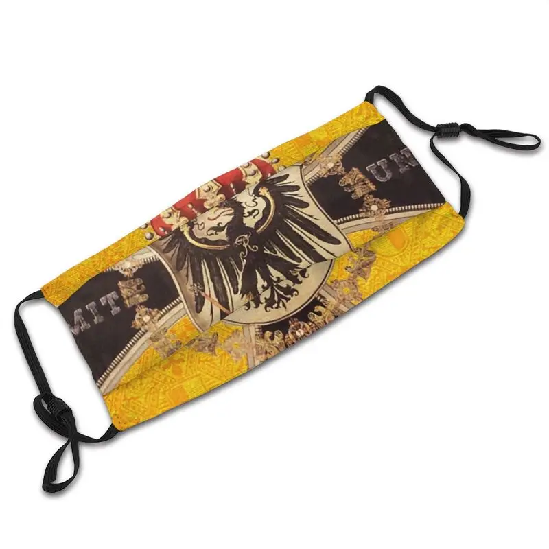 

Vintage German Eagle Mask with Filters Anti Dust Washable Kingdom of Prussia Face Mask Protection Cover Respirator Mouth-Muffle