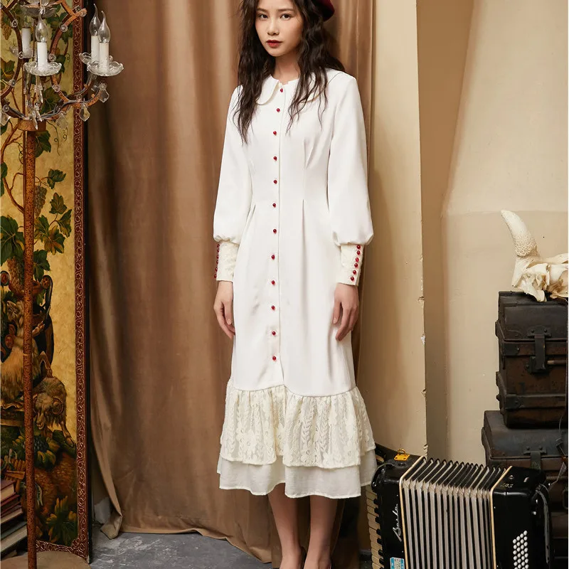 LANMREM 2020 новая весенняя и летняя модная женская одежда с отложным воротником