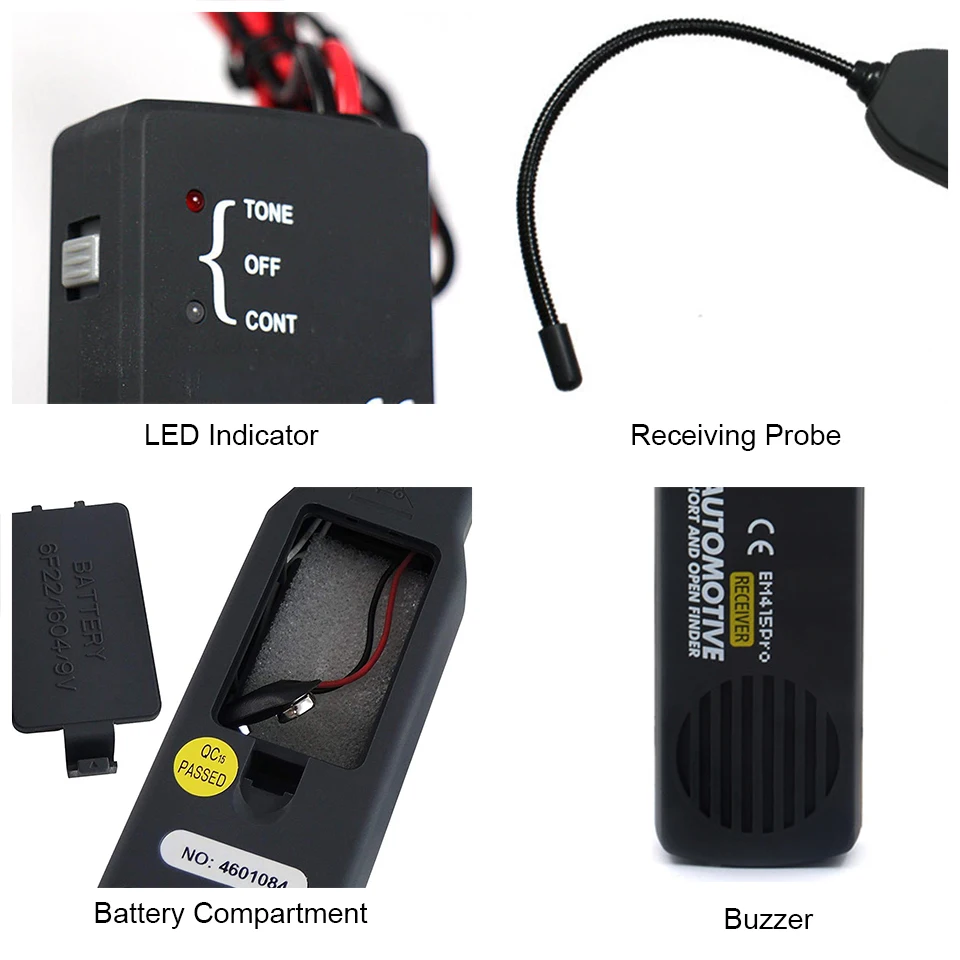 Кабельный трассировщик EM415pro тестовый инструмент для поиска коротких кабелей