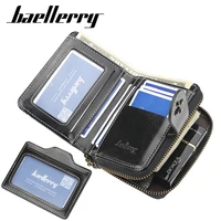 baellerry pu leather women short wallet porta rope coin pocket card holder note compartment driver license clip hasp wallet