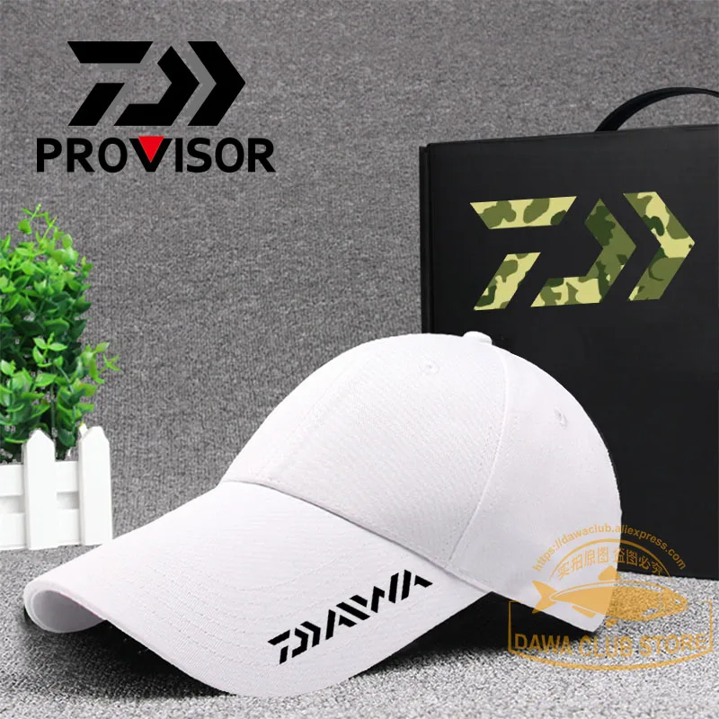 

2020 DAIWA Summer Men Lady UV Protection Peaked Cap Fishing Cap Sports Cap Quick Dry Camouflage Sunscreen Hat 11cm Baseball Cap
