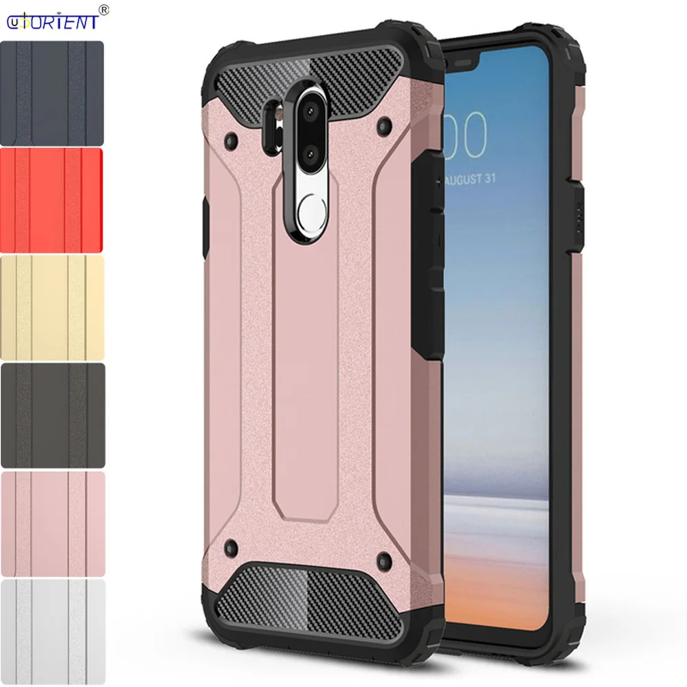 Чехол Бампер для LG G7 ThinQ LGG7 G 7 тонкий жесткий чехол из поликарбоната и ТПУ