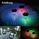 СВЕТОДИОДНЫЙ плавающий на пруду светильник IP44 Открытый Солнечный плавающий светильник s магический шар лампа для сада бассейна открытый водонепроницаемый декоративный