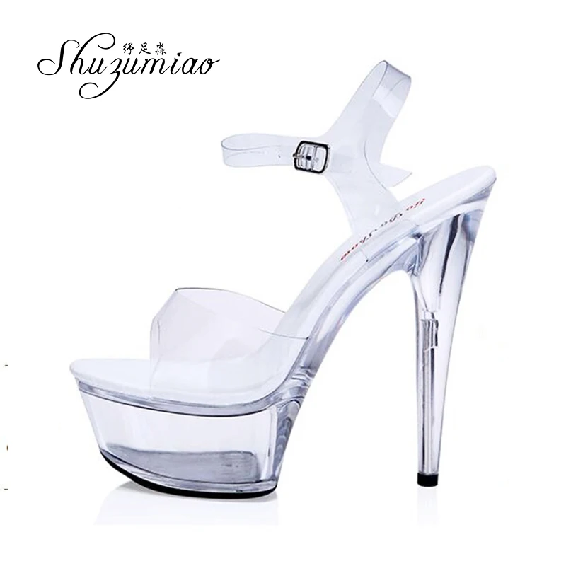 Туфли женские со стальными трубками для танцев пикантные сандалии Нескользящие