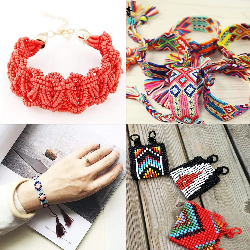 Деревянное плетение бисероплетение бриллианты для ювелирных изделий браслетов