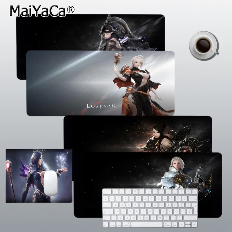 

LOST ARK Laptop Computer Mousepad Size for 30*80cm/11.8*31.5inch large Edge Locking Speed Version Game Keyboard Pad for Gamer