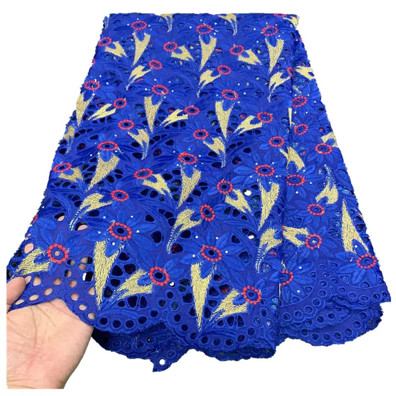 

Clothes sewing voile laces fabrics embroidery gauze fabrics cotton skin friendly dry lace big holes design voile laces fabrics