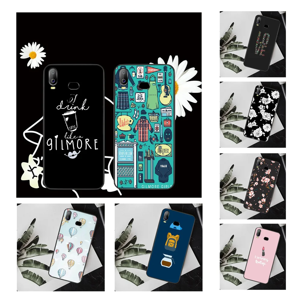 NBDRUICAI Девочки Гилмор черный мягкий термополиуретановый Чехол для мобильного