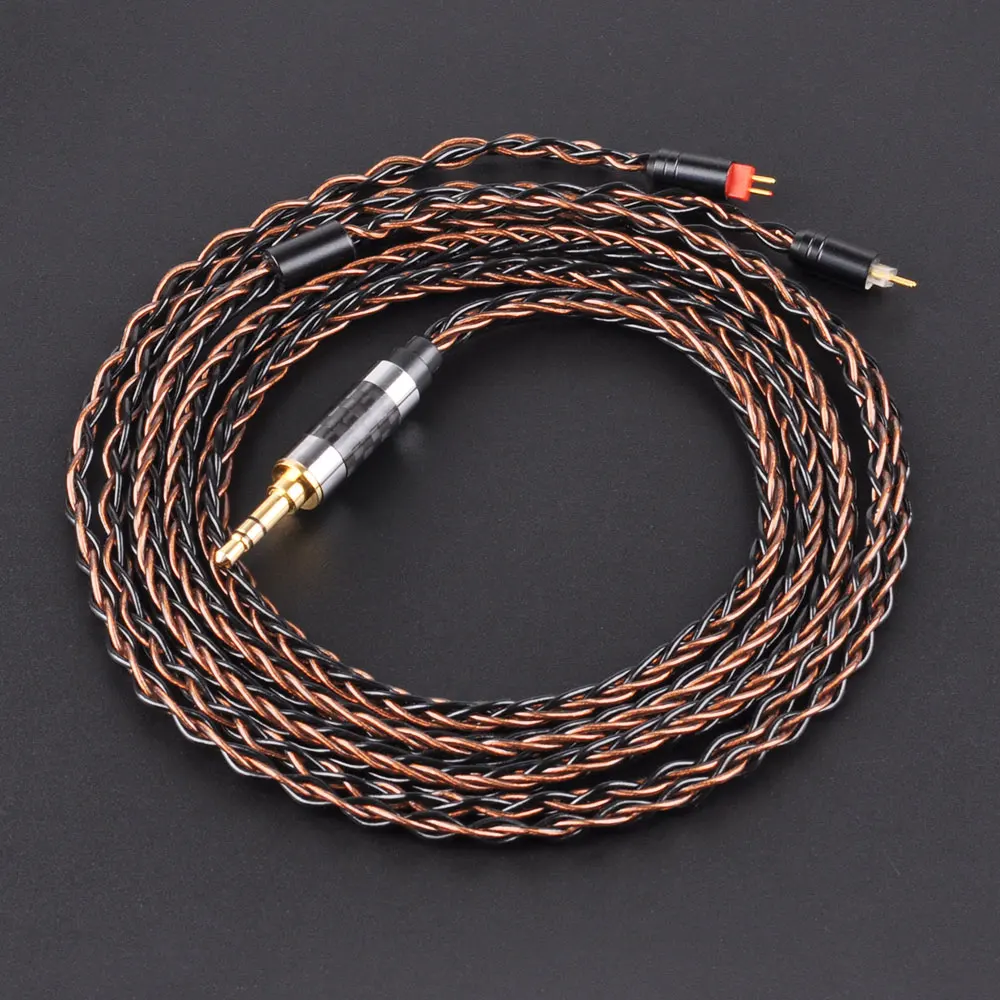 Yinyoo 3,5/4,4/2,5 мм сбалансированный MMCX для Shure SE215 se535 se846 2Pin 8 ядер посеребренный кабель для наушников для ZS10 AS10 ZSN для TRN