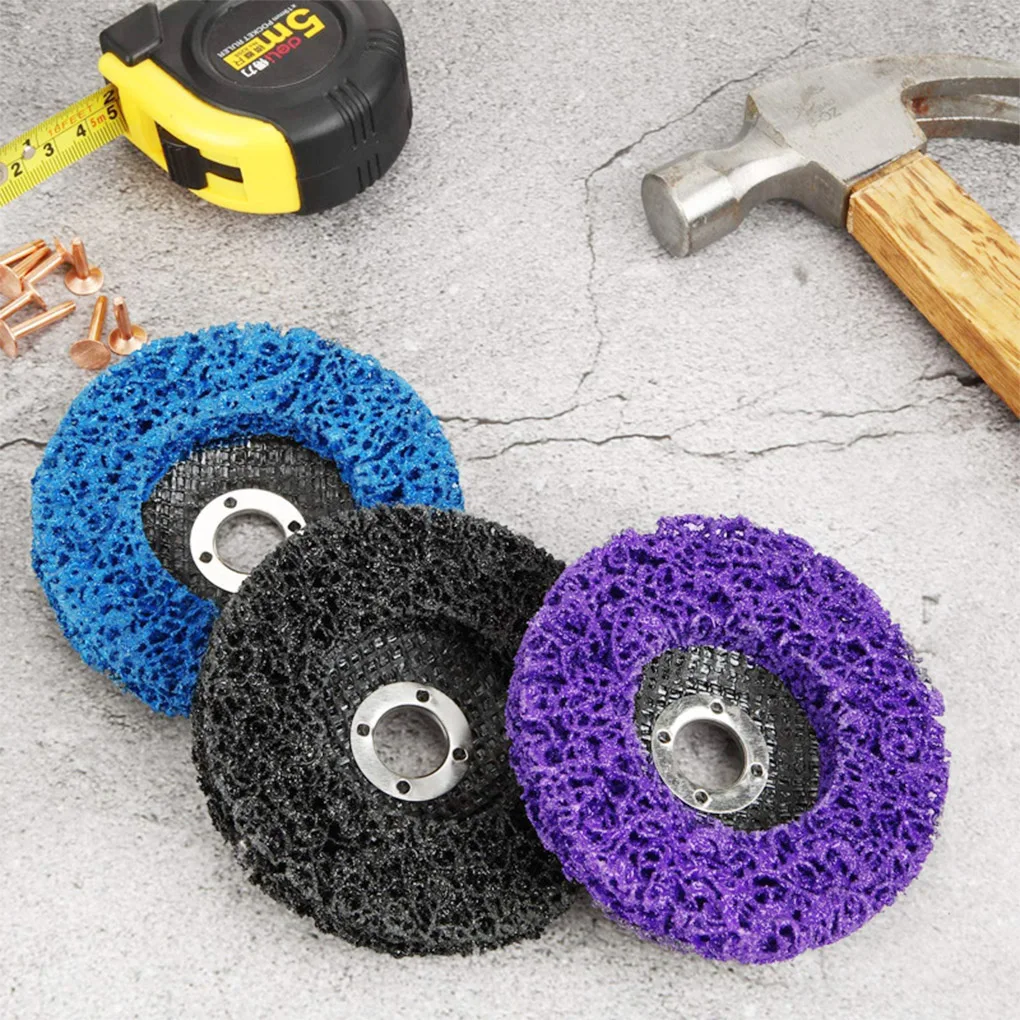 

1 Pcs 125mm Poly Strip Disc Abrasive Wheel Paint Rust Remover Clean Grinding Wheels for Motorcycles Durable Angle Grinder Car