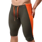 Быстросохнущие мужские шорты для плавания, однотонная пляжная одежда, сексуальные плавки, Мужской купальный костюм, дышащие пляжные шорты, мужские шорты для серфинга