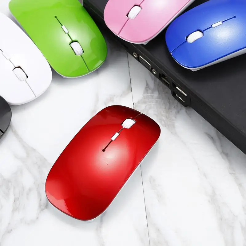 

2.4G Wireless 3 keys Mouse Battery Powered Mice with USB Receiver for Laptop Notebook PC Desktop adjustable Resolution