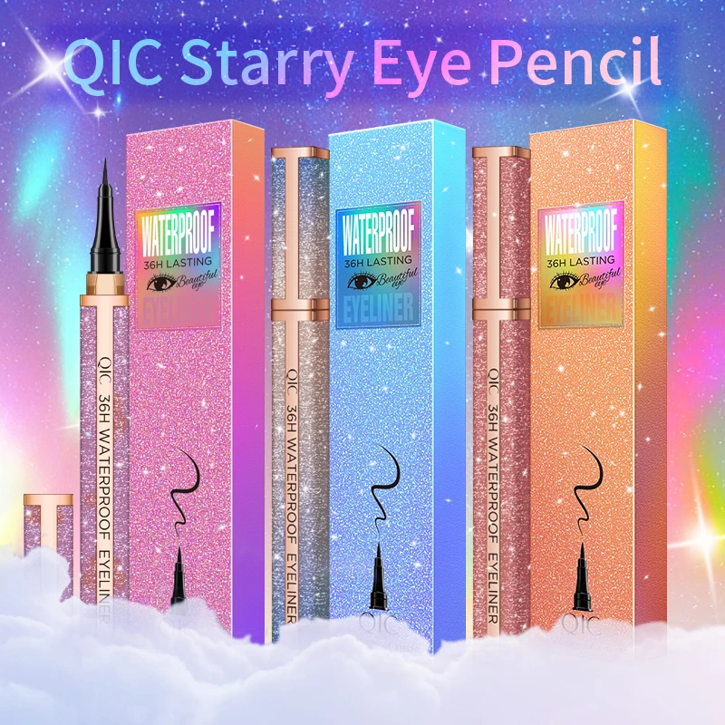 Блестящая водостойкая жидкая подводка для глаз Starry Diamond 1 шт. быстросохнущие