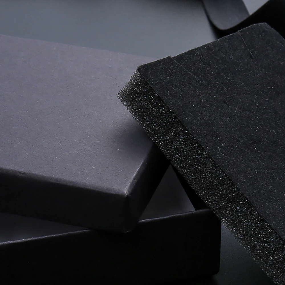 Оптовая продажа модная шкатулка для ювелирных изделий черная коробка колец 5*5*3