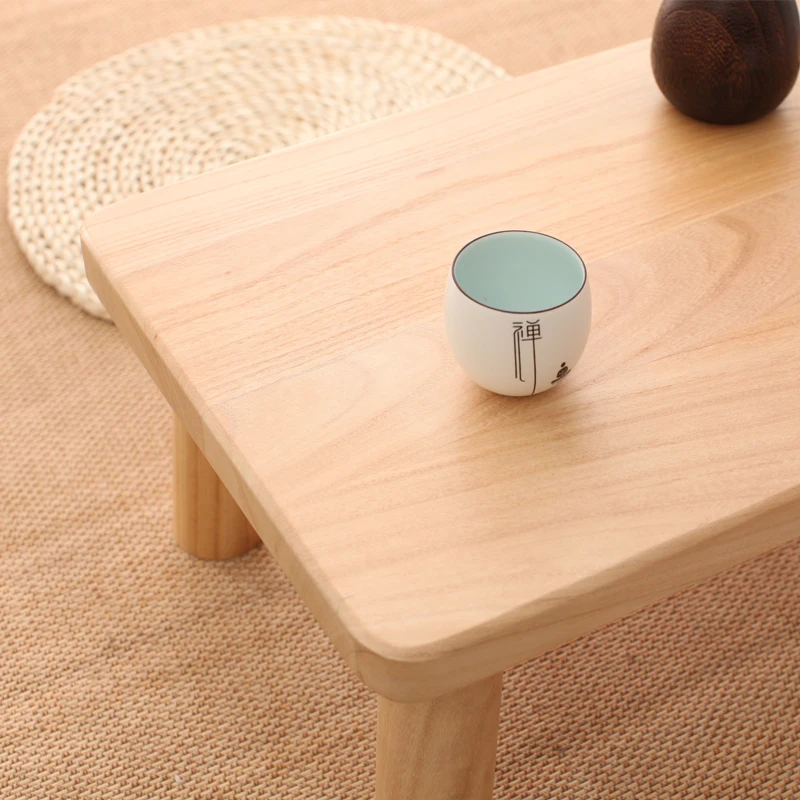 M8 в японском стиле деревянный журнальный столик для гостиной из цельного дерева