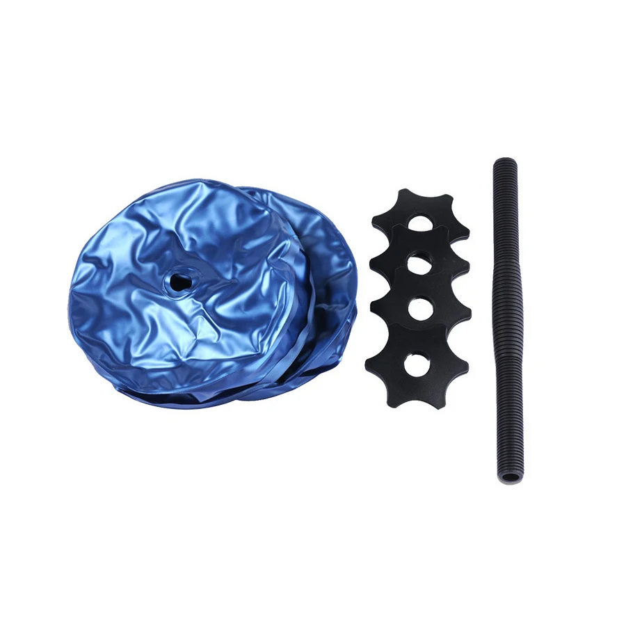 1 пара 5-10 кг регулируемые гантели орошения воды заполненная масса гантелей