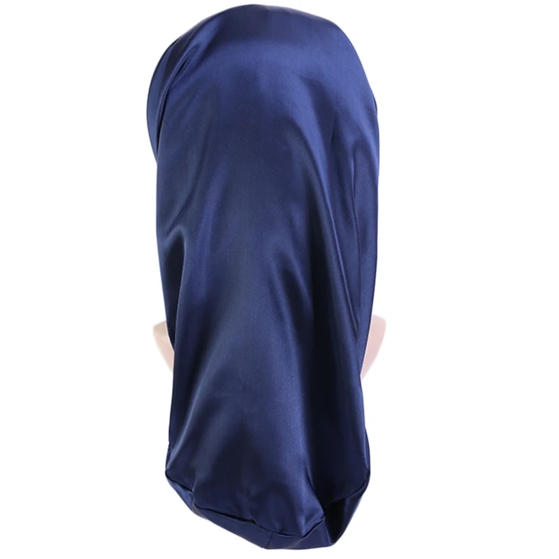 Женская сверхбольшая атласная длинная шапочка для сна дредов кудрявые головные