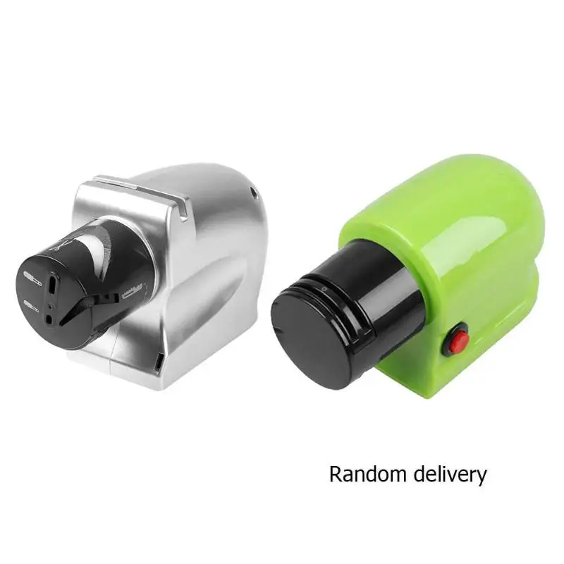 Electric Knife Sharpener Speedy Automatic Self-abrasive Diamond Ceramic Stainless Steel Sharpening Tool EU Plug Random Color | Дом и сад