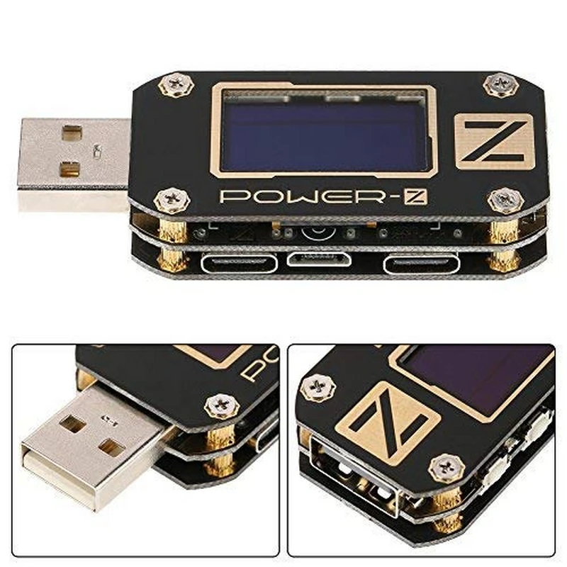 

POWER-Z Type-C Instrument Fast Charge Trigger USB Multifunction PD QC3.0 QC2.0 PPS Tester Voltmeter Current Detector KM001