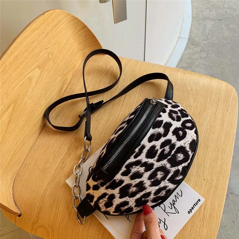 2019 Leopard Print Waist Bag Women Belt Chest Luxury Fanny Pack for Zipper Bum Purse Street Shoulder Bags Pochete #40 |
