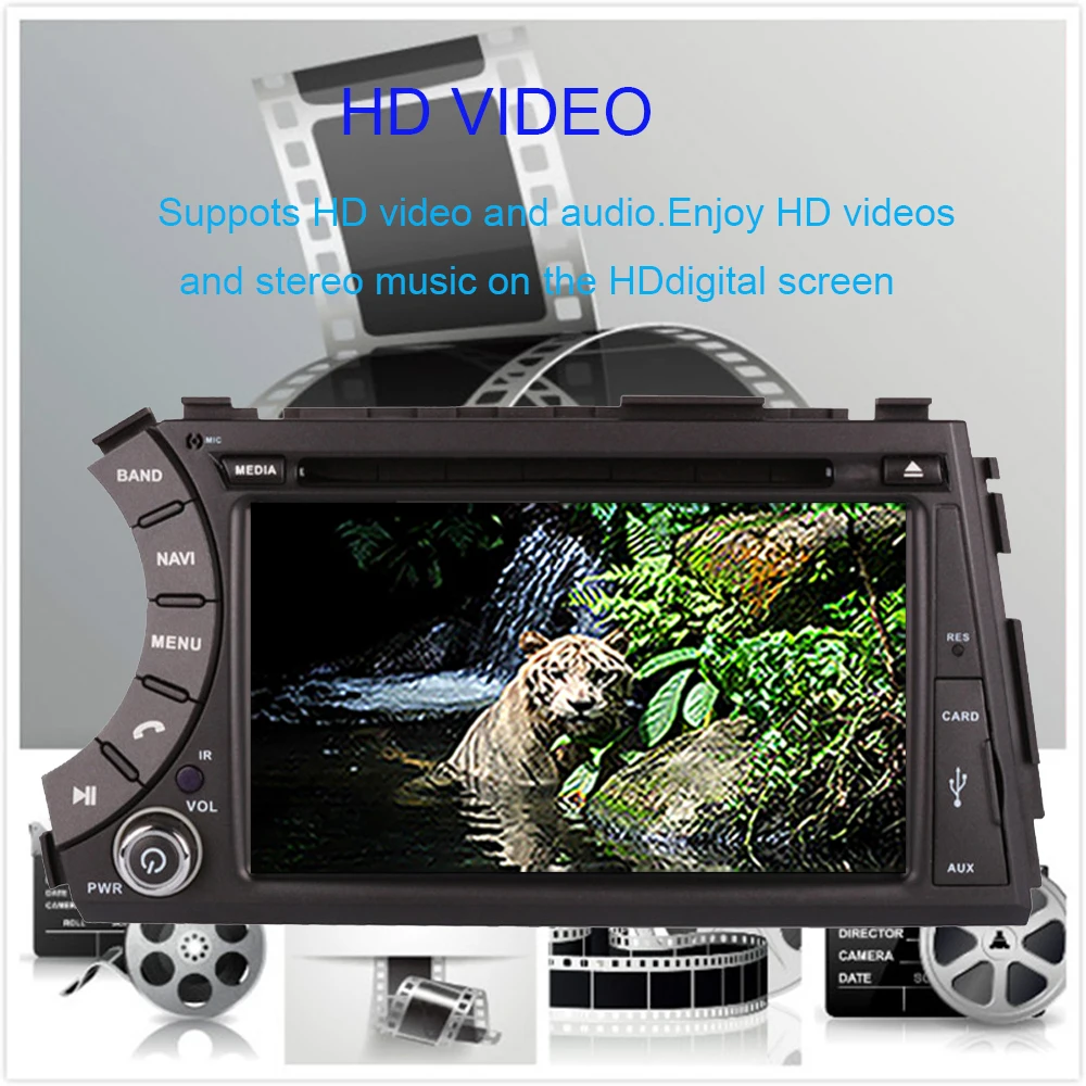 Автомобильный мультимедийный DVD-плеер Android 10 0 GPS-навигатор для SsangYong