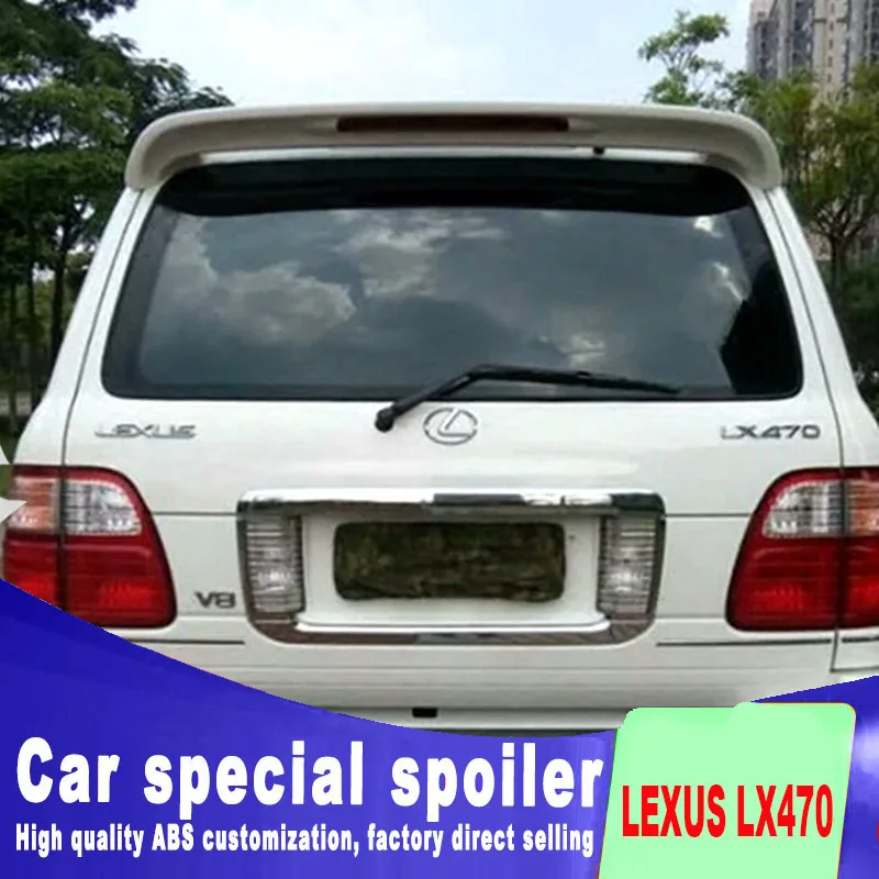 Большой спойлер для LEXUS LX470 от 2007 до 2013 установка Красного стоп-сигнала