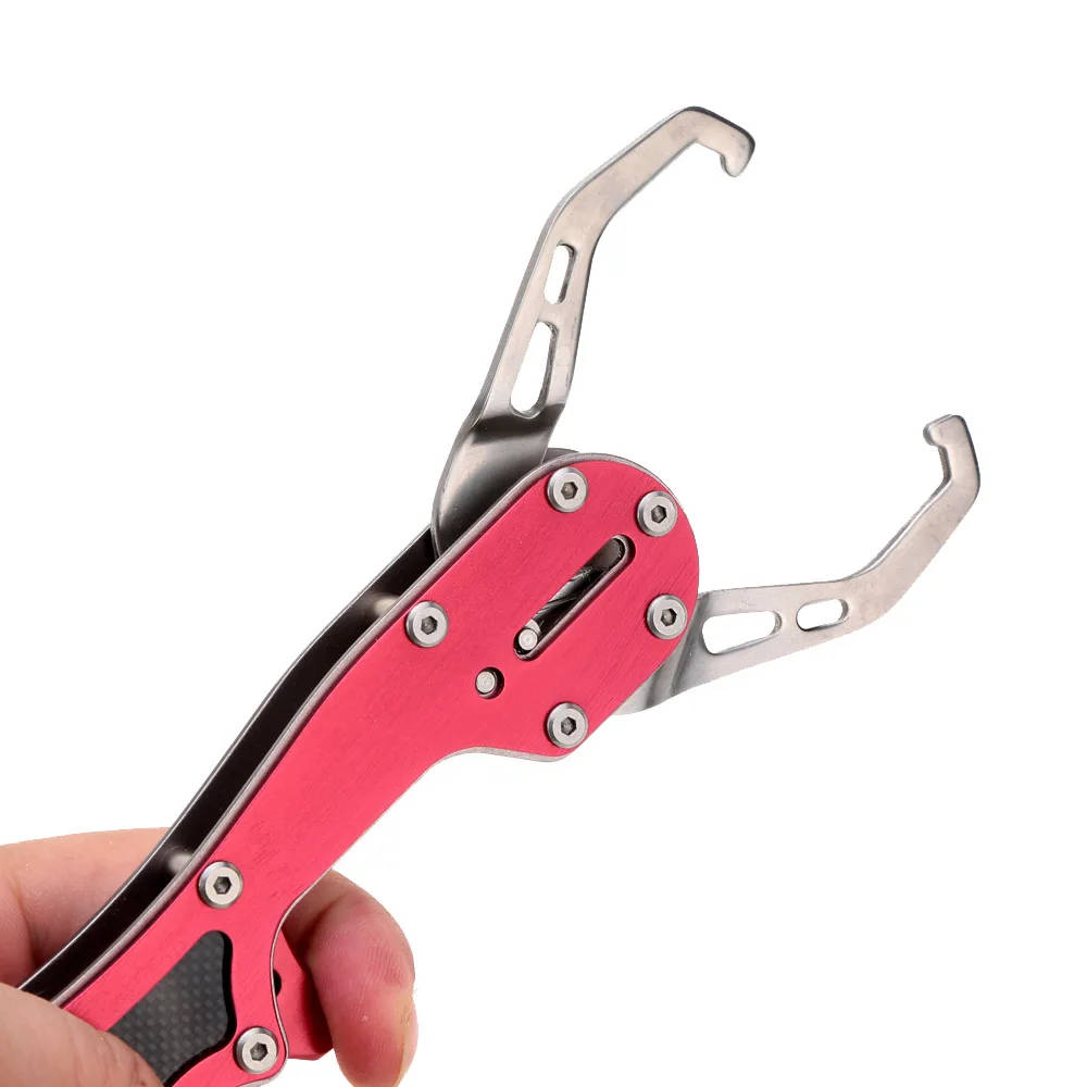 

20kg Weigh Fish Lip Grabber Fishing Grip Tackle Fish Controller Gripper Stainless Steel Fishing Tools