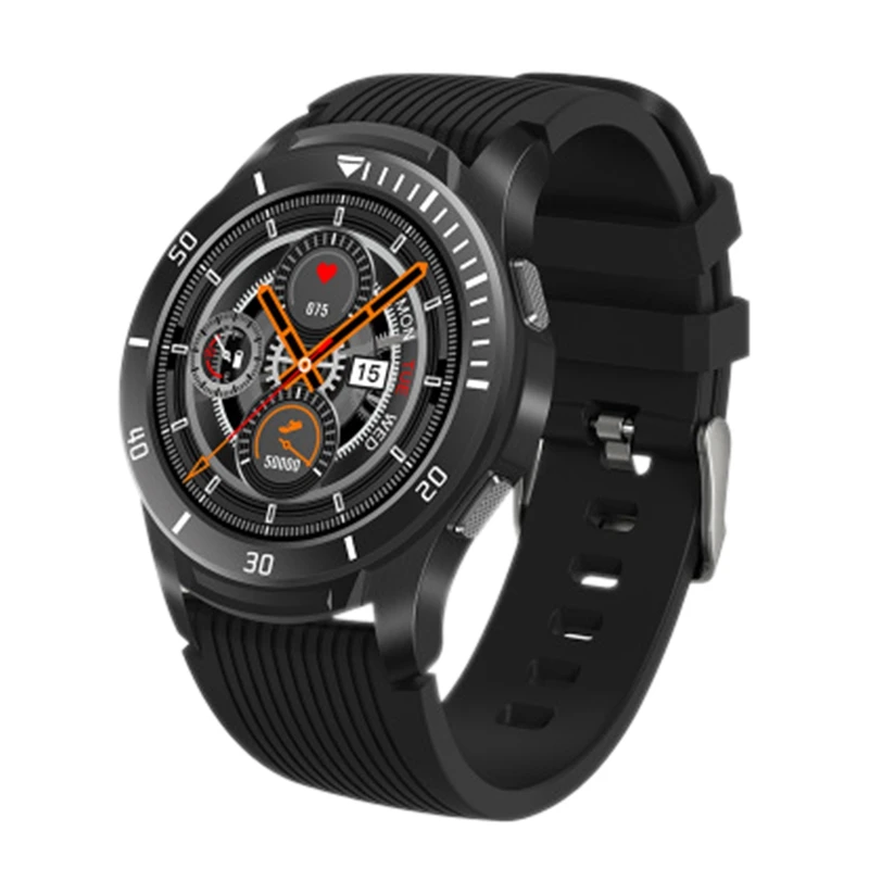 GT106 Смарт часы с полноэкранным контактом смарт Браслет мониторинг сердечного