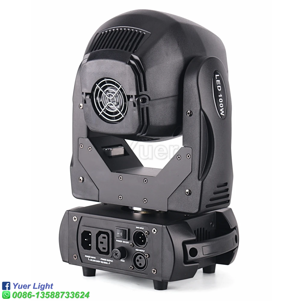 4 шт./лот новейший светодиодный 100 Вт Луч движущийся головной свет Цветовая