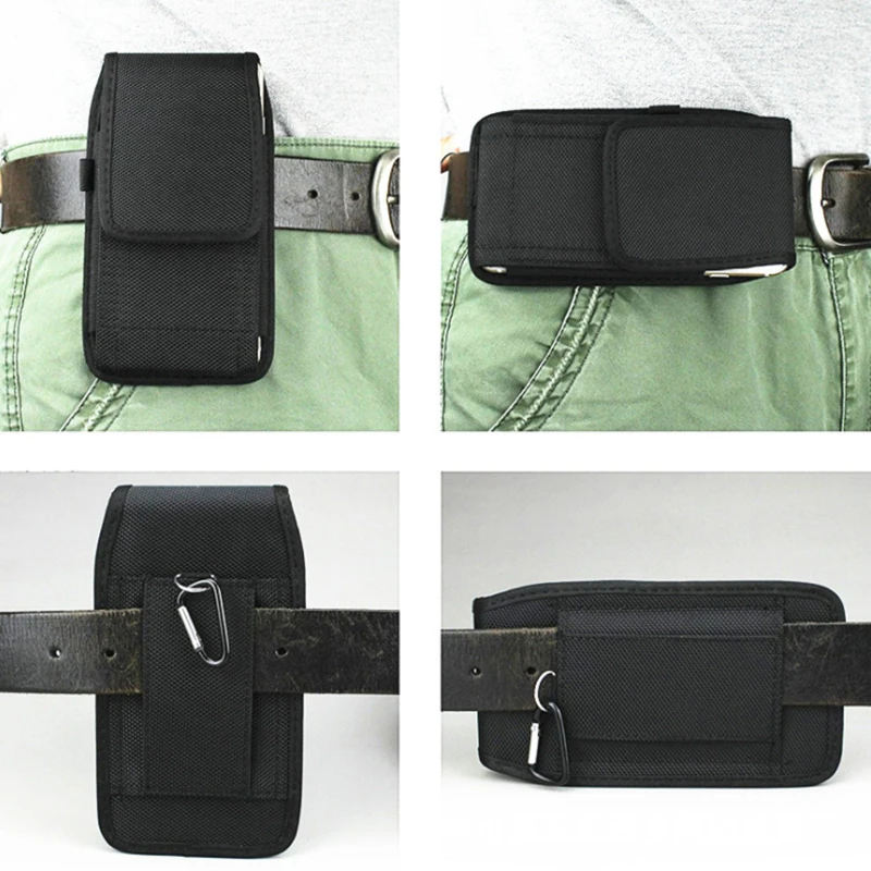 Nylon Waist Pack Fashion Multifunction Fanny Bum Bags Hip Money Belt Travel For Mobile Phone Bag 5.7-6.3inch IPhone | Мобильные