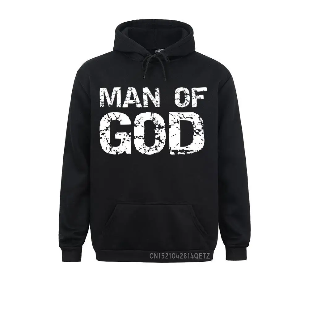 Male Sweatshirts Bold Christian Quote For Men Faith Saying Gift Man Of God Pullover Hoodie Hoodies Long Sleeve Hoods Street