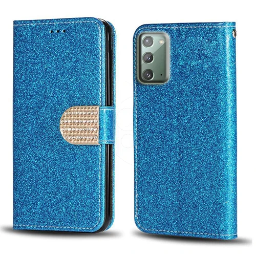 

Кожаный чехол-бумажник со стразами для Samsung Galaxy Note 20