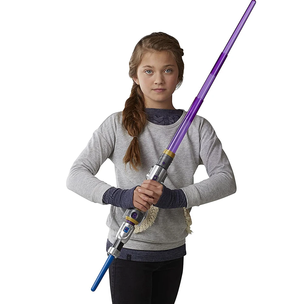 Оригинальный световой меч из Звездных Войн C2341 Подарочная игрушка Hasbro для детей