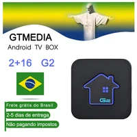 ТВ-приставка GTmedia G2, Android, Amlogic S905W, wigbram 2 + 16 ГБ, 4K HD H.265 2,4G Wifi, медиаплеер, ТВ-приставка, URL M3U