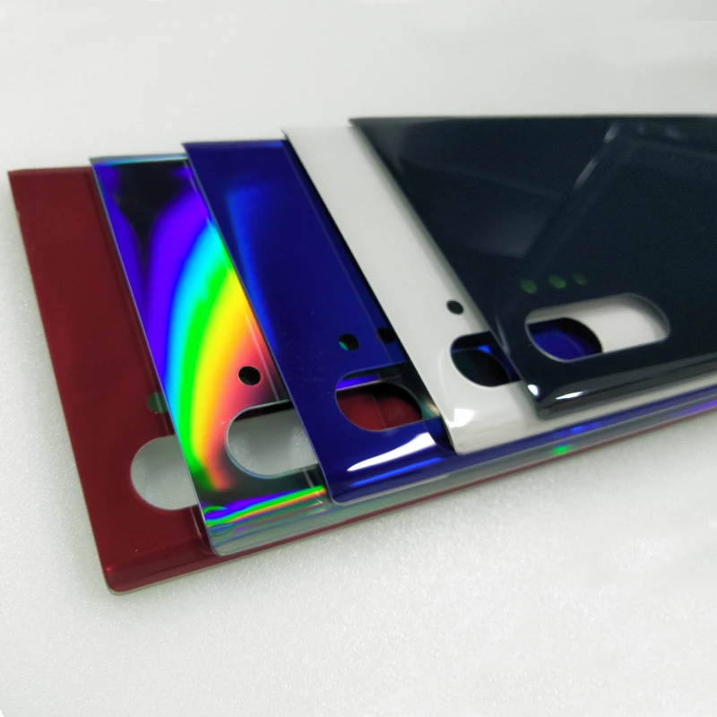 Samsung Galaxy Note 10 plus + задняя крышка для батареи стеклянная задней двери Сменный Чехол