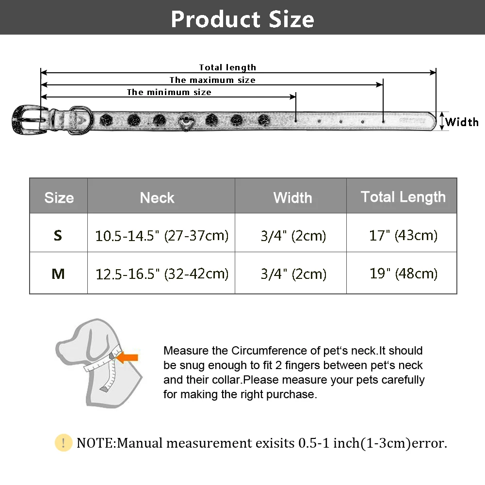 

2019 Genuine Leather Dog Collar Pet Dog Accessories Puppy Collars For Small Medium Dogs Chihuahua Pug French Bulldog S M