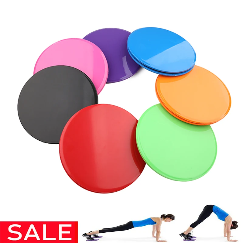 

2 Sets Fitness Exercise Sliding Plate Indoor Sports Gym Abdominal Muscle Training Women's Yoga Shaping Bodybuilding Equipment