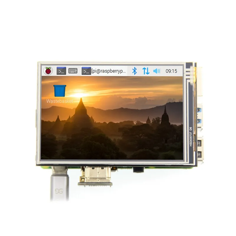 Корпус для корпуса Raspberry Pi 4 Model B из алюминиевого сплава 3 5 дюйма USB HDMI дисплей