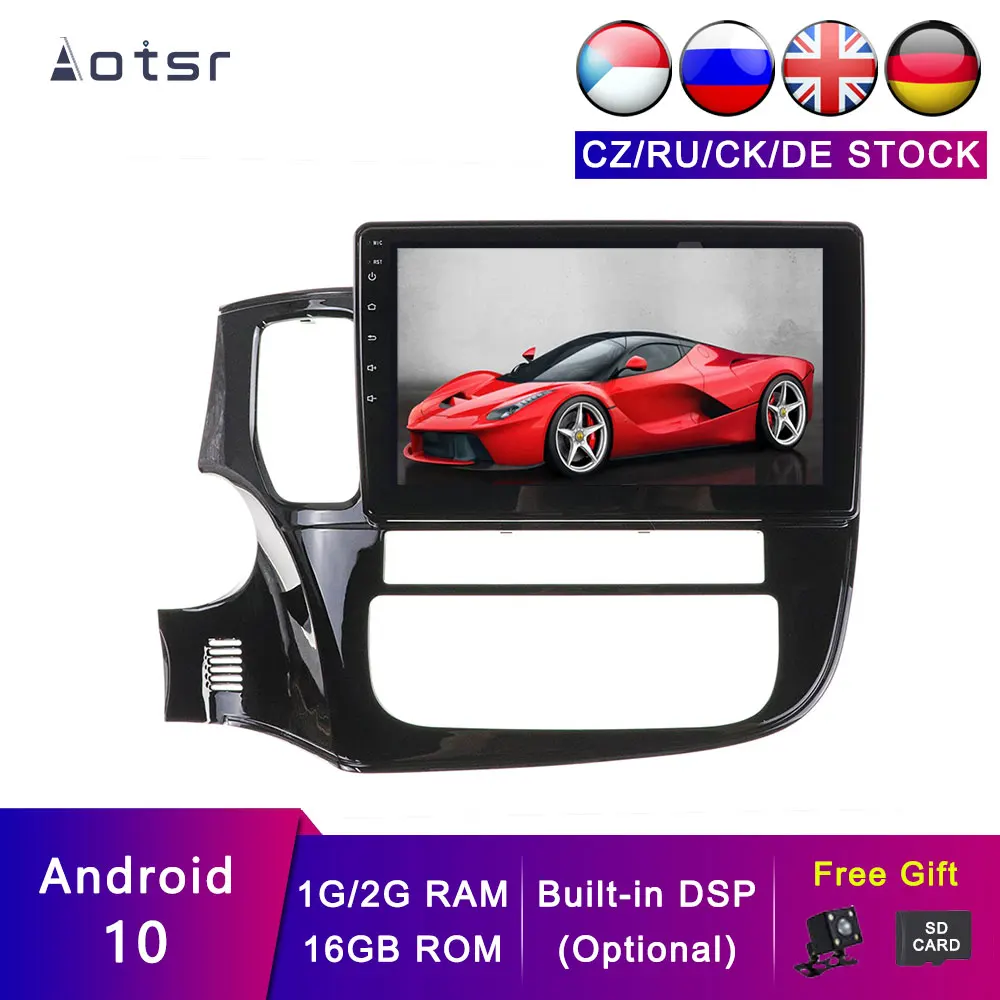 

AOTSR Android 10 Car GPS For Mitsubishi Outlander 2014-2019 Head Unit Car Navigation Stereo Radio Player with DSP 2G+16G