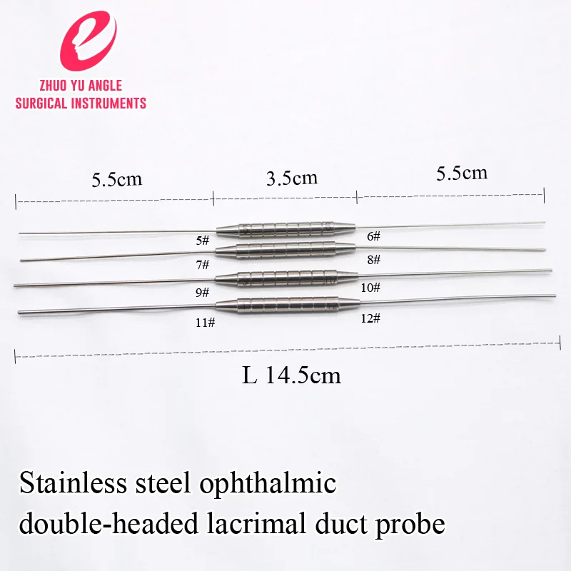 Офтальмологический зонд лактимального канала микрохирургический инструмент с