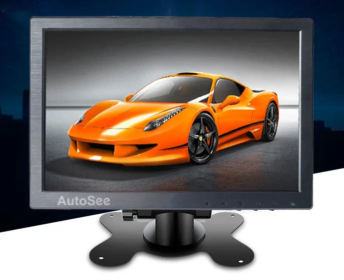 AutoSee 10 1 дюймовый HD TFT ЖК экран монитор с поддержкой AV VGA HDMI видео|Мониторы для авто|