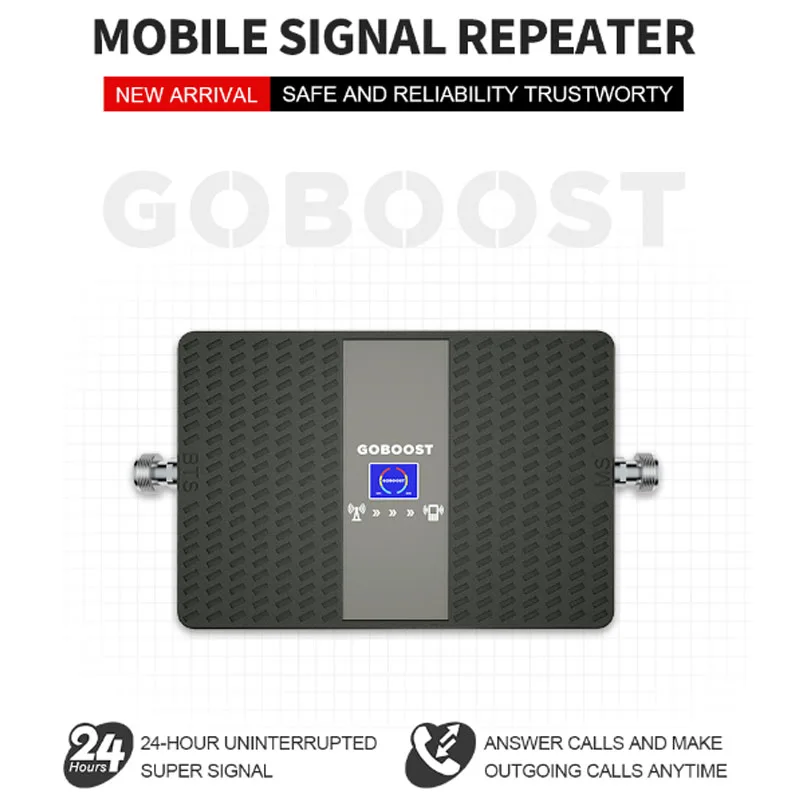 

2G 4G Dual band GSM Repeater 900 1800 Cellular Signal Booster LCD display Cell Phone Signal Amplifier 4G LTE 1800 DCS Band 3 FDD