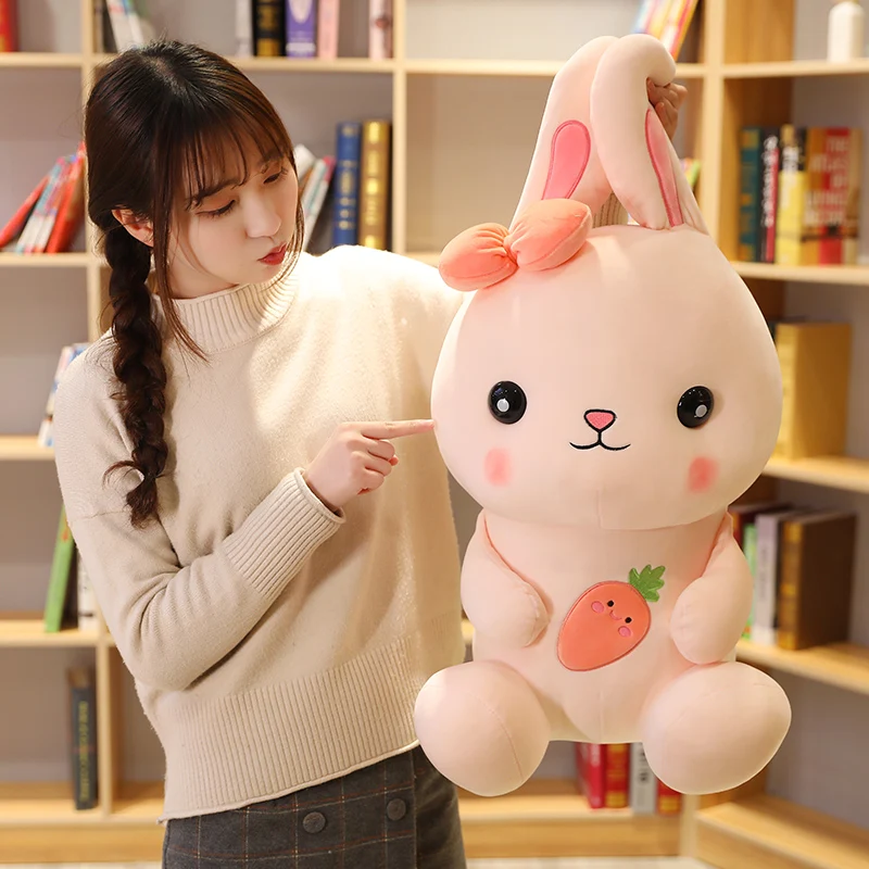 Lovely Soft Rabbit Plush Toys for Kids Baby Cute Bunny Animal Doll Girl Sleep Appease Toy Pillow Lover Gift | Игрушки и хобби