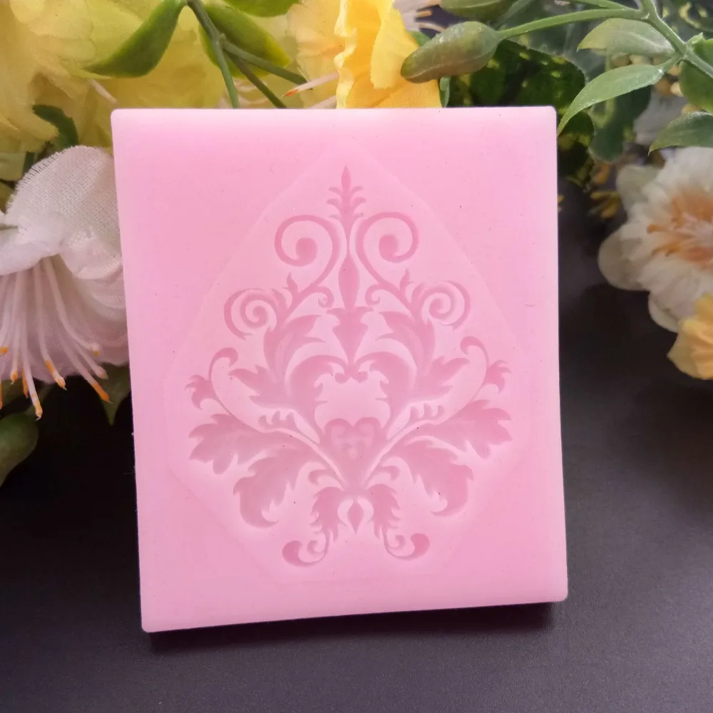

2020 New Hot Sale 1 piece European lace pattern Border silicone mold fondant mold cake decorating tools chocolate gumpaste mold